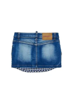 Dsquared2 Kids Gonna Denim Crystal per Bambine