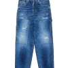 Dsquared2 Kids Jeans Denim Blu Carpenter per Bambini