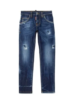 Dsquared2 Kids Jeans Denim Blu per Bambini
