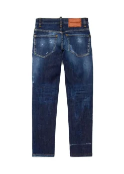 Dsquared2 Kids Jeans Denim Blu per Bambini