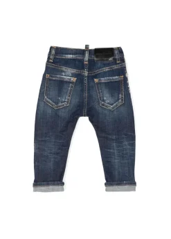 Dsquared2 Kids Jeans sfumato con abrasioni