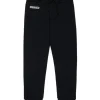 Dsquared2 Kids Pantaloni in Felpa Neri Sport EDTN per Bambini