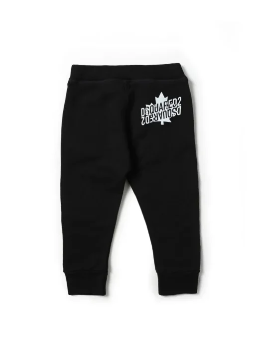 Dsquared2 Kids Pantaloni Joggers per Neonati Nero