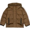 Dsquared2 Kids Piumino Imbottito Marrone Rubber