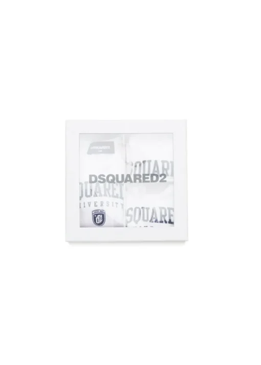Dsquared2 Kids Set Nascita Bianco per Neonati