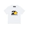 Dsquared2 Kids T-shirt Bianca con Stampa D2 Leaf per Neonati