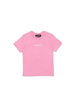 Dsquared2 Kids T-shirt con Logo per Neonate