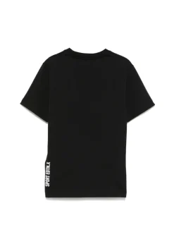 Dsquared2 Kids T-shirt Nera con Stampa Sport EDTN per Bambini