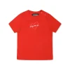 Dsquared2 Kids T-shirt Rossa con Stampa Cuore per Neonate