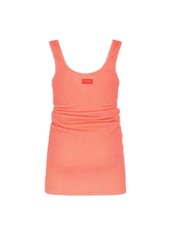 EffeK Copricostume Abito Corallo Fluo Clear per Bambine