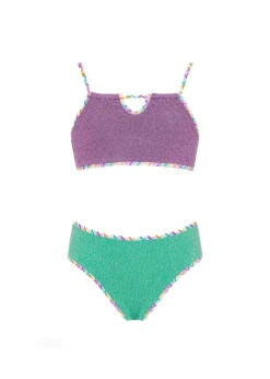 Effek Costume Bikini a Fascia Sparkling per Bambine