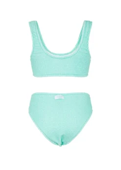 EffeK Costume Bikini a Fascia Acqua Marina per Bambine