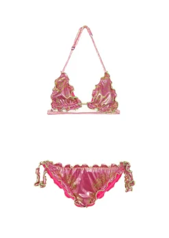 Effek Costume Bikini Fantasia Rosa per Bambine