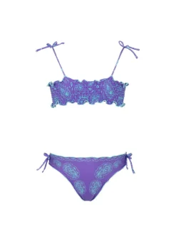 Effek Costume Bikini Fantasia Viola per Bambine