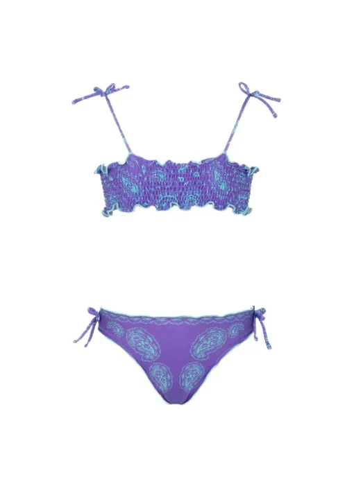 Effek Costume Bikini Fantasia Viola per Bambine
