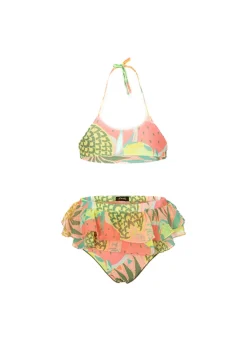 Effek Costume Bikini Fantasia Fruits con Ruches per Neonate