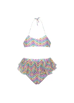 Effek Costume Bikini Fantasia con Ruches per Neonate