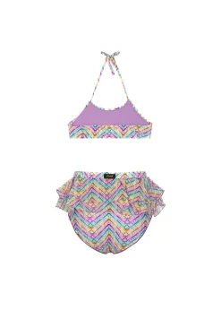 Effek Costume Bikini Fantasia con Ruches per Neonate