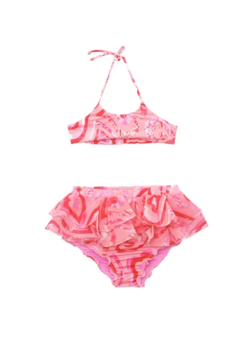 EffeK Costume Bikini Rosa/Fucsia per Neonate