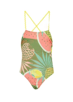 EffeK Costume Monokini Fantasia Fruits per Bambine