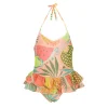 Effek Costume Monokini Fantasia Fruits con Ruches per Neonate