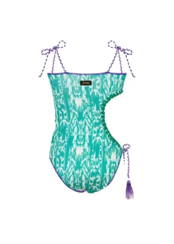 Effek Costume Monokini Fantasia Viola/Tiffany per Bambine