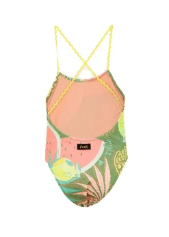 EffeK Costume Monokini Fantasia Fruits per Bambine