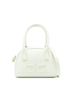 Elisabetta Franchi La Mia Bambina Borsa a Tracolla Menta con Logo per Bambine
