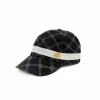 Elisabetta Franchi La Mia Bambina Cappello Nero/Burro con Logo per Bambine