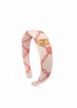 Elisabetta Franchi La Mia Bambina Cerchietto Rosa/Rosso per Bambine