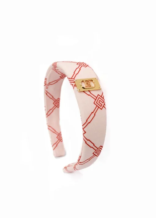 Elisabetta Franchi La Mia Bambina Cerchietto Rosa/Rosso per Bambine