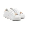 Elisabetta Franchi La Mia Bambina Sneakers Bianca con Logo Oro