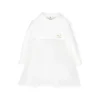 Elisabetta Franchi La Mia Bambina Abito Panna con Tulle per Neonate