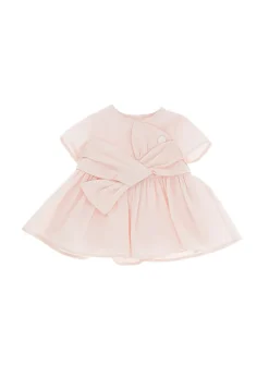 Elisabetta Franchi La Mia Bambina Abito Rosa con Fiocco per Neonate