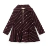 Elisabetta Franchi La Mia Bambina Abito Bordeaux per Neonate