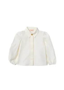 Elisabetta Franchi La Mia Bambina Camicia Panna per Neonate
