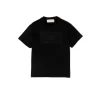 Elisabetta Franchi La Mia Bambina T-shirt Nero con Ricamo Ajour per Neonate