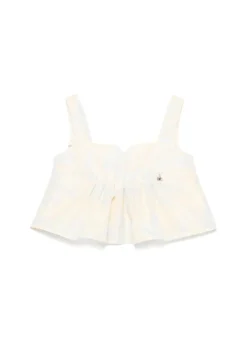 Elisabetta Franchi La Mia Bambina Top Limone per Bambine