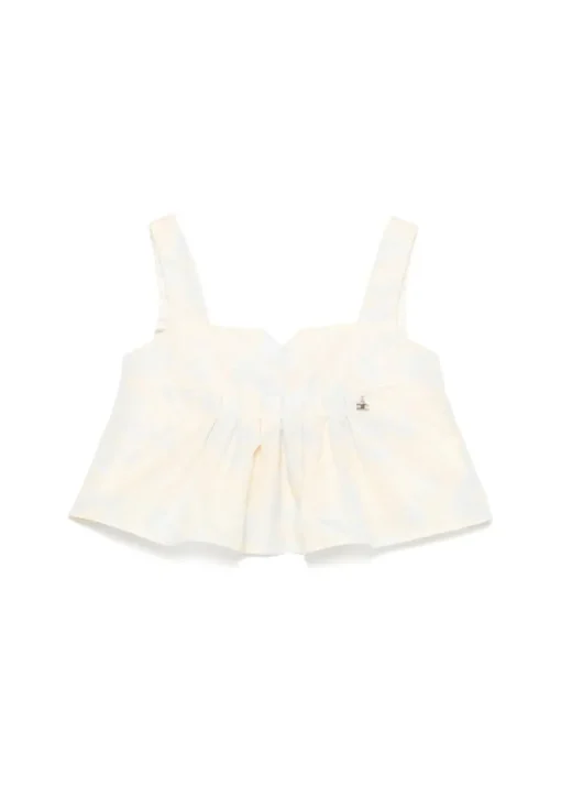 Elisabetta Franchi La Mia Bambina Top Limone per Bambine