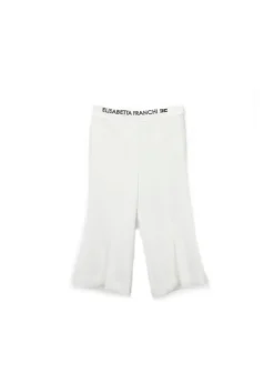 Elisabetta Franchi La Mia Bambina Pantaloni Avorio per Neonate