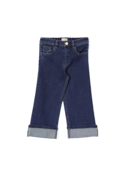 Elisabetta Franchi La Mia Bambina Jeans Denim Scuro per Neonate