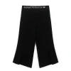 Elisabetta Franchi La Mia Bambina Pantaloni Neri/Avorio per Neonate