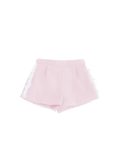 Elisabetta Franchi La Mia Bambina Shorts Quarzo con Fiocchi per Neonate