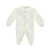 Elisabetta Franchi La Mia Bambina Tutina Limone/Blu per Neonate