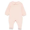 Elisabetta Franchi La Mia Bambina Tutina Desert Rose con Logo per Neonate
