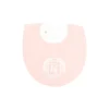 Elisabetta Franchi La Mia Bambina Bavetta Rosa/Avorio per Neonate