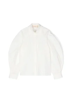 Elisabetta Franchi La Mia Bambina Camicia Panna per Bambine