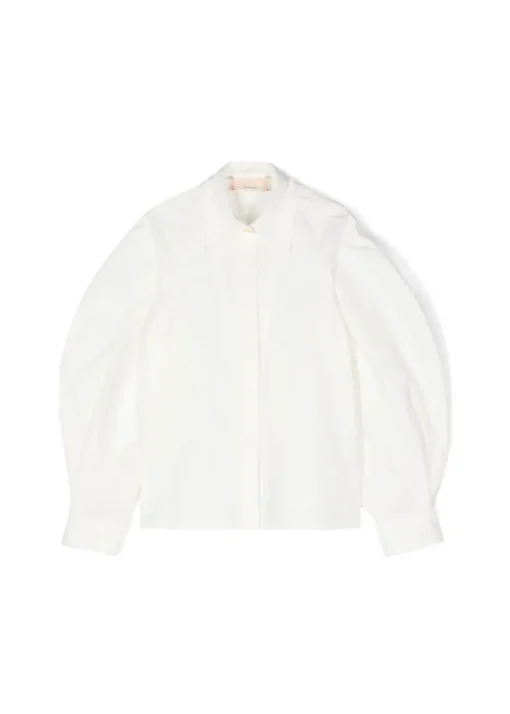 Elisabetta Franchi La Mia Bambina Camicia Panna per Bambine