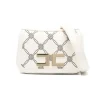 Elisabetta Franchi La Mia Bambina Borsa a Tracolla Burro/Nero Monogram per Bambine