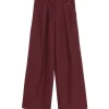 Elisabetta Franchi La Mia Bambina Pantaloni Bordeaux per Bambine